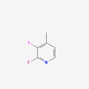 molecular formula C6H5FIN B580800 2-Fluoro-3-iodo-4-methylpyridine CAS No. 1214323-08-6