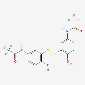3'-Mercaptoacetaminophen-d6 Disulfide