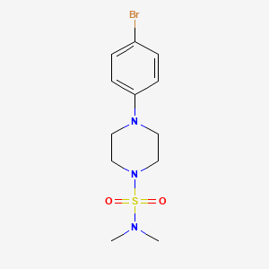 molecular formula C12H18BrN3O2S B580823 4-(4-Bromophenyl)-N,N-dimethylpiperazine-1-sulfonamide CAS No. 1226808-59-8