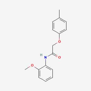 molecular formula C16H17NO3 B5808261 N-(2-methoxyphenyl)-2-(4-methylphenoxy)acetamide 