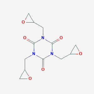 molecular formula C12H15N3O6 B058083 三缩水甘油异氰酸酯 CAS No. 2451-62-9