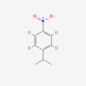 molecular formula C9H11NO2 B580853 2-(4-Nitrophenyl-d4)propane 