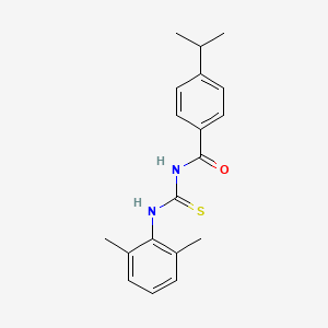 molecular formula C19H22N2OS B5808554 N-[(2,6-dimethylphenyl)carbamothioyl]-4-(propan-2-yl)benzamide 