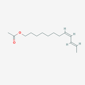 molecular formula C14H26O3 B580858 8Z,10E-Dodecadienyl acetate CAS No. 67992-59-0