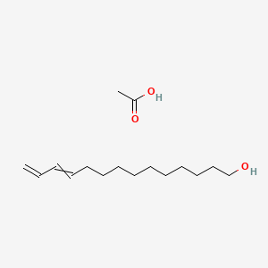 molecular formula C16H30O3 B580877 (E)-11,13-Tetradecadienyl acetate CAS No. 80625-43-0
