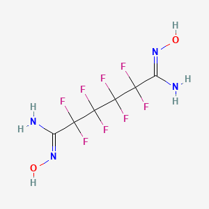 molecular formula C6H6F8N4O2 B5808944 Hexanediimidamide, 2,2,3,3,4,4,5,5-octafluoro-N1,N6-dihydroxy- CAS No. 7170-05-0