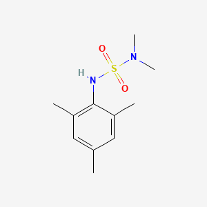 molecular formula C11H18N2O2S B5809051 DIMETHYL[(2,4,6-TRIMETHYLPHENYL)SULFAMOYL]AMINE 