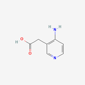 molecular formula C7H8N2O2 B580908 2-(4-Aminopyridin-3-yl)acetic acid CAS No. 1227570-90-2