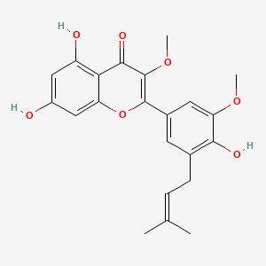 molecular formula C22H22O7 B580911 Dodoviscin J 