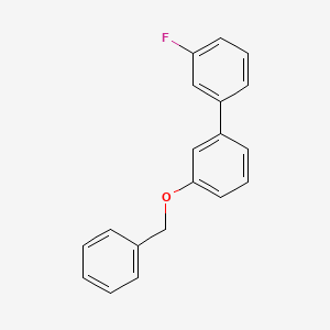 molecular formula C19H15FO B580914 1-(苄氧基)-3-(3-氟苯基)苯 CAS No. 1355247-13-0