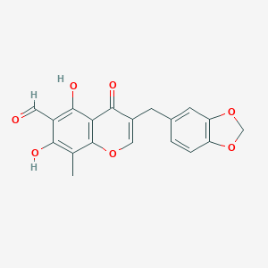 molecular formula C19H14O7 B058092 6-Aldehydo-isoophiopogonone A CAS No. 112500-90-0