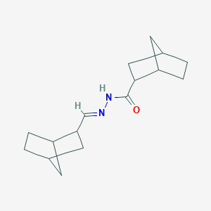 molecular formula C16H24N2O B5809230 N'-[(E)-bicyclo[2.2.1]hept-2-ylmethylidene]bicyclo[2.2.1]heptane-2-carbohydrazide 