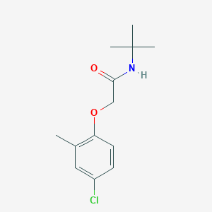 molecular formula C13H18ClNO2 B5809238 N-tert-butyl-2-(4-chloro-2-methylphenoxy)acetamide 