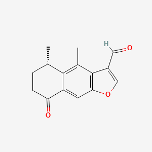 molecular formula C15H14O3 B580956 Viteralone CAS No. 87440-75-3
