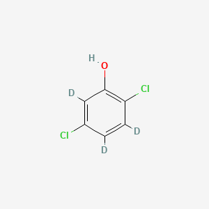 molecular formula C6H4Cl2O B580965 2,5-二氯苯酚-3,4,6-d3 CAS No. 1219803-68-5