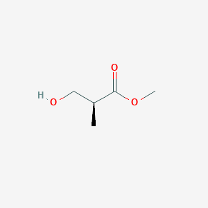 molecular formula C5H10O3 B058097 (S)-甲基3-羟基-2-甲基丙酸酯 CAS No. 80657-57-4