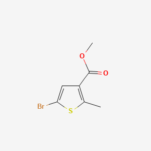 B580972 Methyl 5-bromo-2-methylthiophene-3-carboxylate CAS No. 1259396-11-6