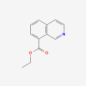 molecular formula C12H11NO2 B580973 Ethyl isoquinoline-8-carboxylate CAS No. 1261871-20-8