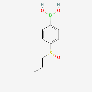B580990 (4-(Butylsulfinyl)phenyl)boronic acid CAS No. 1217501-01-3