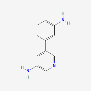 molecular formula C11H11N3 B580991 5-(3-Aminophenyl)pyridin-3-amine CAS No. 1314356-76-7