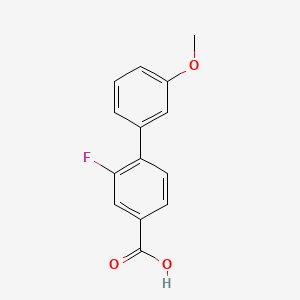 3-Fluoro-4-(3-methoxyphenyl)benzoic acid
