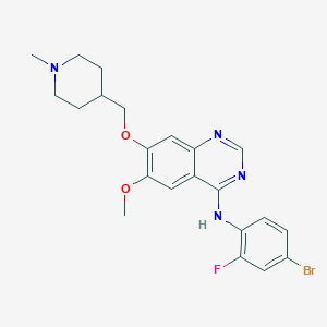 molecular formula C₂₂H₂₄BrFN₄O₂ B000581 Vandetanib CAS No. 443913-73-3
