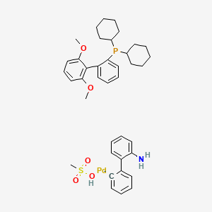 molecular formula C40H51Cl2NO5PPdS- B581011 SPhos Pd G3 CAS No. 1445085-82-4
