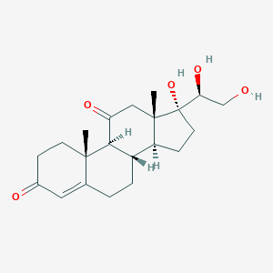 molecular formula C21H30O5 B058102 4-Pregnene-17,20alpha,21-triol-3,11-dione CAS No. 566-38-1