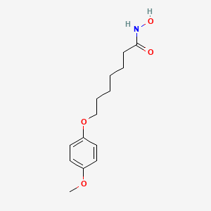 7-(4-Methoxyphenoxy)heptanehydroxamic acid