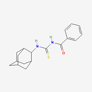 molecular formula C18H22N2OS B5810388 N-(2-adamantylcarbamothioyl)benzamide 
