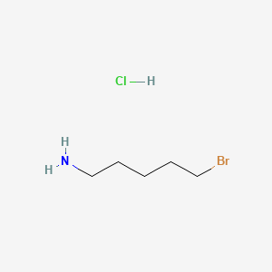 molecular formula C5H13BrClN B581044 5-Bromo-1-pentylamine, Hydrochloride CAS No. 1246816-76-1