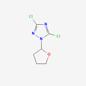 3,5-dichloro-1-(tetrahydro-2-furanyl)-1H-1,2,4-triazole