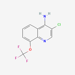 3-Chloro-8-(trifluoromethoxy)quinolin-4-amine