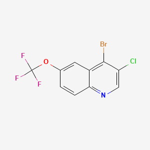 4-Bromo-3-chloro-6-(trifluoromethoxy)quinoline