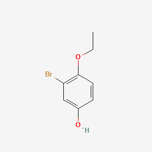 molecular formula C8H9BrO2 B581081 3-Bromo-4-ethoxy-phenol CAS No. 1216224-85-9
