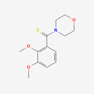 molecular formula C13H17NO3S B5811161 Morpholine, 1-(2,3-dimethoxythiobenzoyl)- CAS No. 70733-83-4