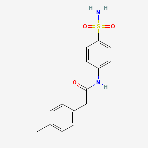 molecular formula C15H16N2O3S B5811171 2-(4-methylphenyl)-N-(4-sulfamoylphenyl)acetamide 