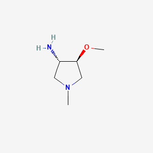 trans-4-Methoxy-1-methylpyrrolidin-3-amine