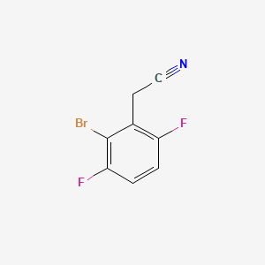 2-(2-Bromo-3,6-difluorophenyl)acetonitrile
