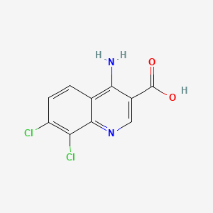 4-Amino-7,8-dichloroquinoline-3-carboxylic acid