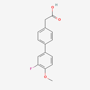 4-(3-Fluoro-4-methoxyphenyl)phenylacetic acid
