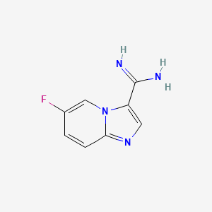 6-Fluoroimidazo[1,2-a]pyridine-3-carboximidamide