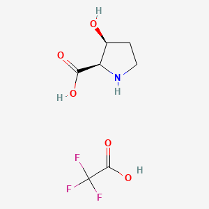 cis-3-Hydroxypyrrolidine-2-carboxylic acid; trifluoroacetic acid