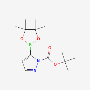 Tert-butyl 5-(4,4,5,5-tetramethyl-1,3,2-dioxaborolan-2-YL)-1H-pyrazole-1-carboxylate