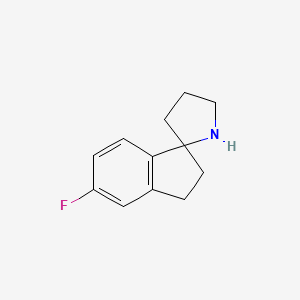 5-Fluoro-2,3-dihydrospiro[indene-1,2'-pyrrolidine]
