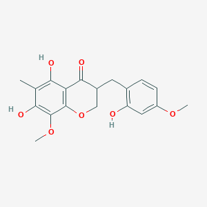 molecular formula C19H20O7 B058116 ophiopogonanone E CAS No. 588706-66-5