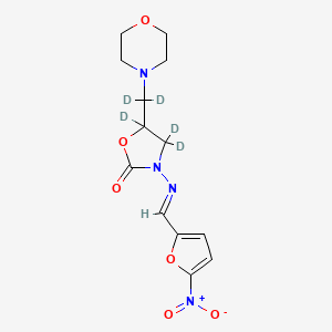 molecular formula C13H16N4O6 B581164 Furaltadone-D5 CAS No. 1015855-64-7