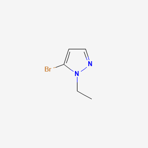 molecular formula C5H7BrN2 B581165 5-Bromo-1-ethyl-1H-pyrazole CAS No. 1268334-99-1