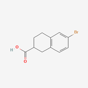 6-Bromo-1,2,3,4-tetrahydronaphthalene-2-carboxylic acid