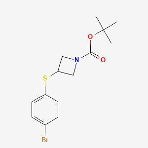 1-Boc-3-(4-bromophenyl)sulfanylazetidine